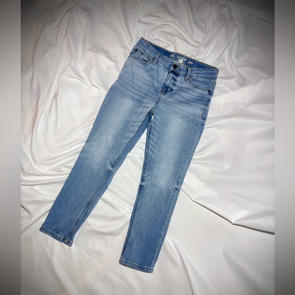 Cat & Jack Women's Light Wash Ankle Jeans